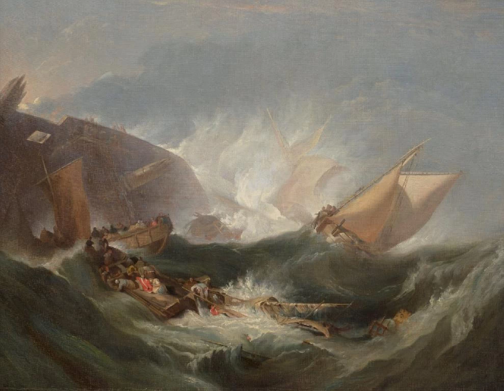 Il relitto di una nave da trasporto, 1810 - Auckland Art Gallery